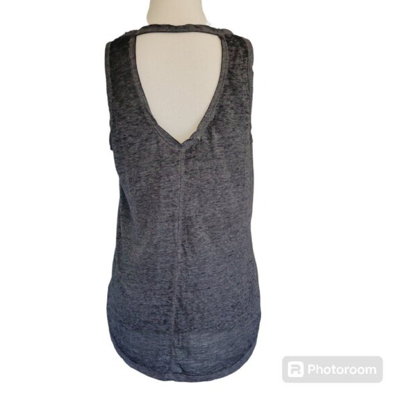 Patriotic Grey M Tank by Maurices -"Rebel Be Free" Design with Stylish Open Back - Picture 4 of 6